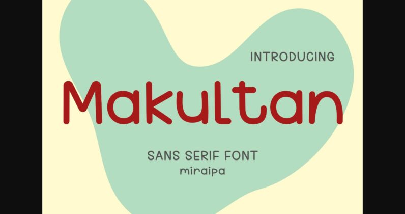 Makultan Font Poster 3