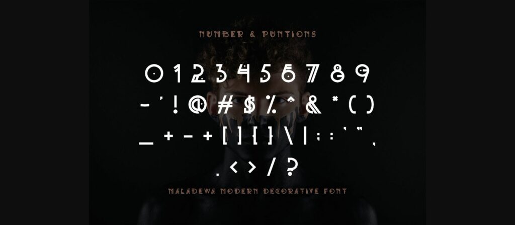 Maladewa - Display Decorative Font Poster 9