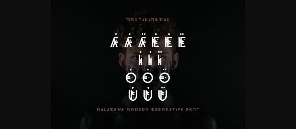 Maladewa - Display Decorative Font Poster 10