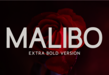 Malibo Extra Bold Font