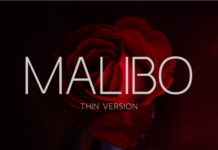 Malibo Thin Font