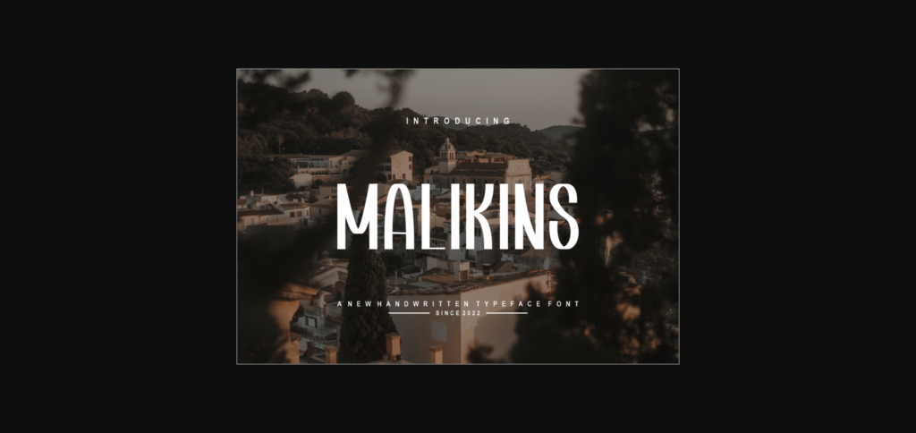 Malikins Font Poster 3