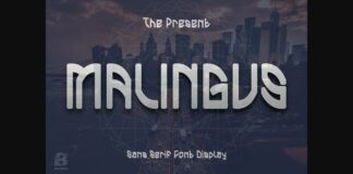 Malingus Font Poster 1