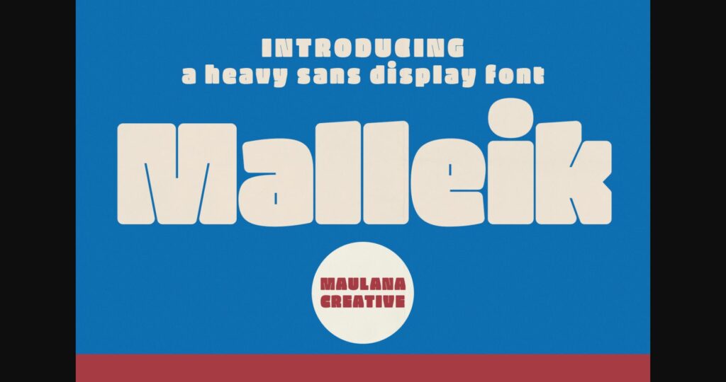 Malleik Font Poster 3