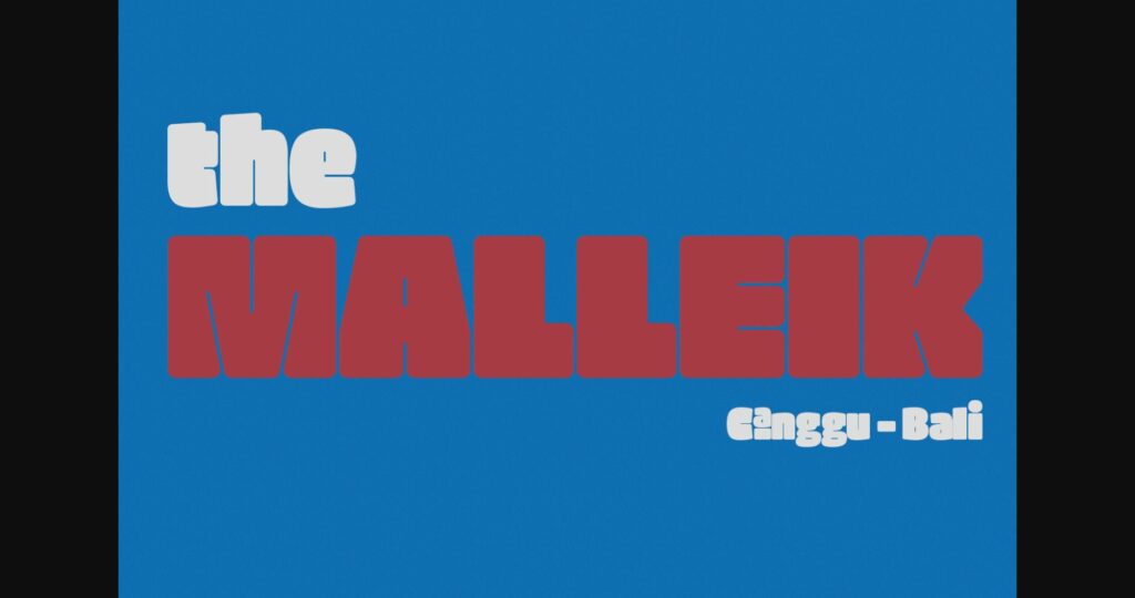 Malleik Font Poster 7