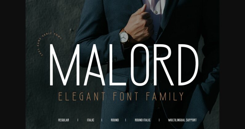 Malord Font Poster 3