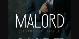 Malord Font Poster 1