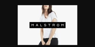 Malstrom Font Poster 1