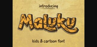 Maluku Font Poster 1