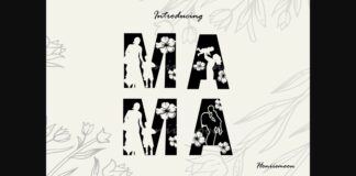 Mama Font Poster 1