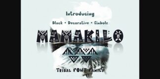 MamaKilo Font Poster 1