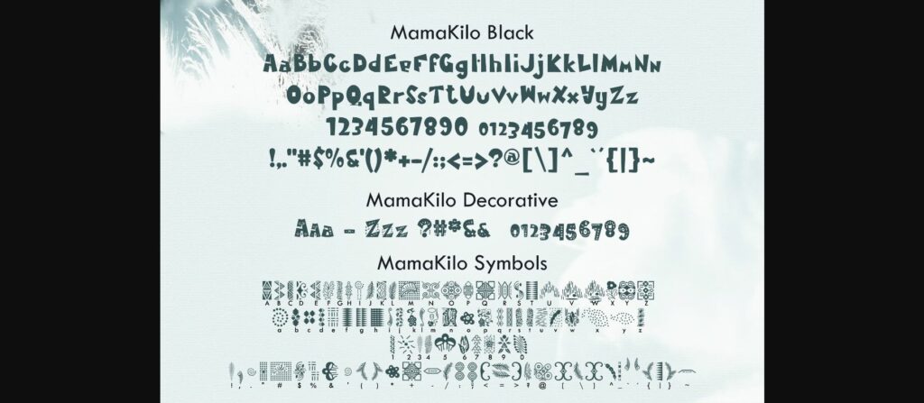 MamaKilo Font Poster 10