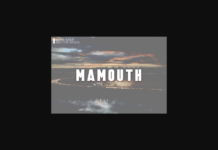 Mamouth Font Poster 1