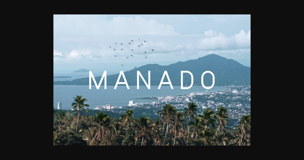 Manado Font Poster 4