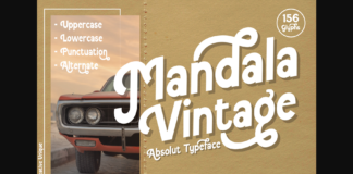 Mandala Vintage Poster 1