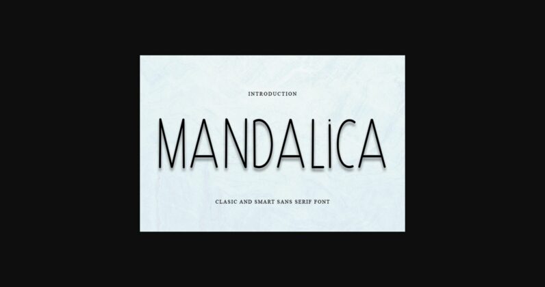 Mandalica Font Poster 3