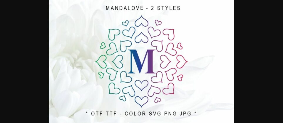 Mandalove Font Poster 3