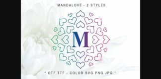 Mandalove Font Poster 1