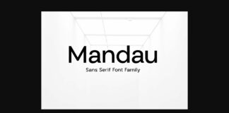 Mandau Font Poster 1