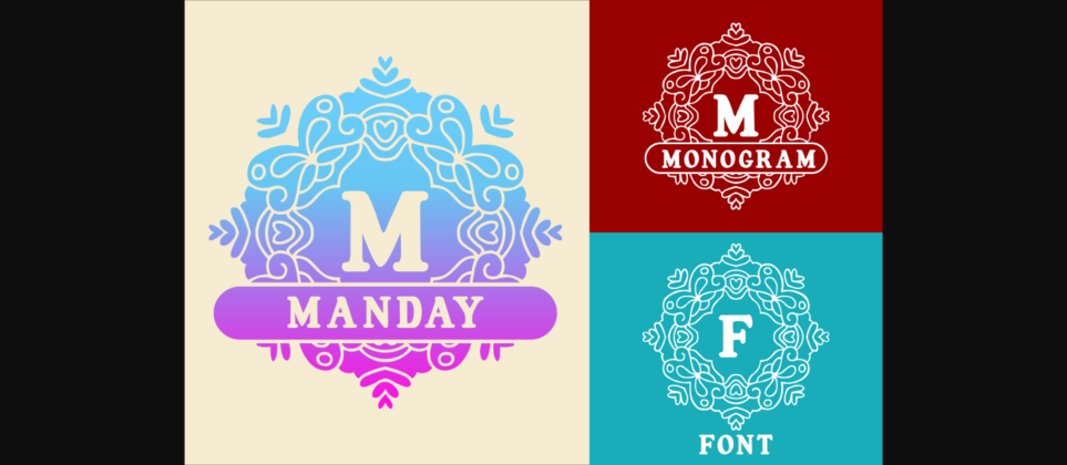 Manday Font Poster 3