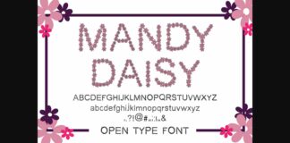 Mandy Daisy Font Poster 1