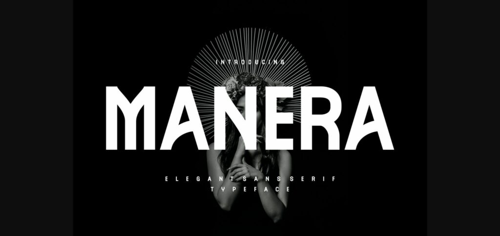 Manera Font Poster 3