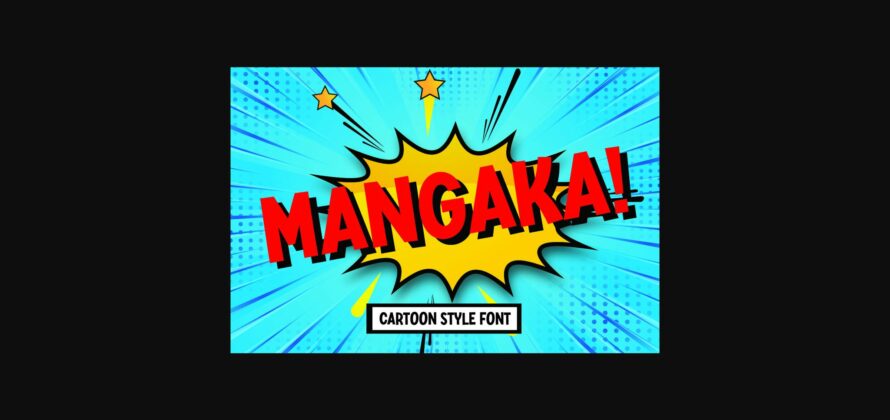 Mangaka Font Poster 3