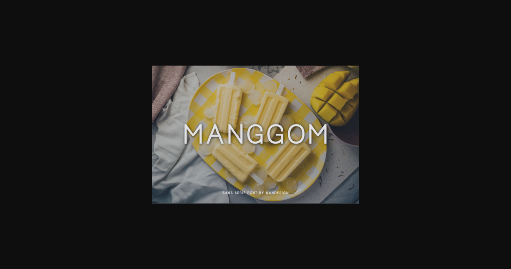 Manggom Font Poster 1