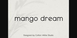 Mango Dream Font Poster 1