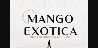 Mango Exotica Font Poster 1