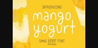 Mango Yogurt Font Poster 1