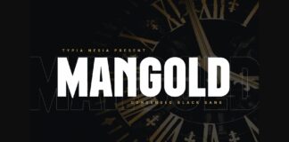 Mangold Font Poster 1