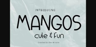 Mangos Font Poster 1