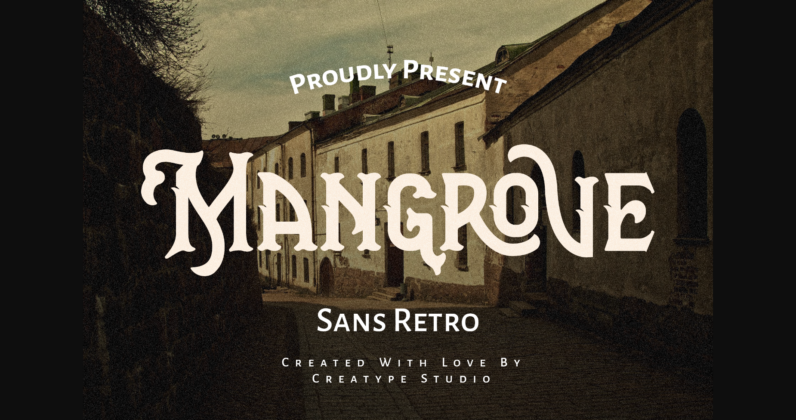 Mangrove Font Poster 3