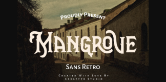 Mangrove Font Poster 1