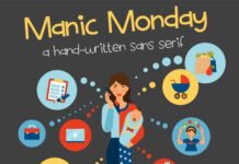 Manic Monday Font