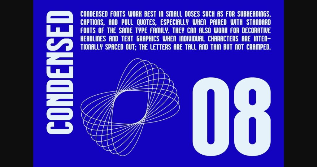 Manifold Font Poster 4