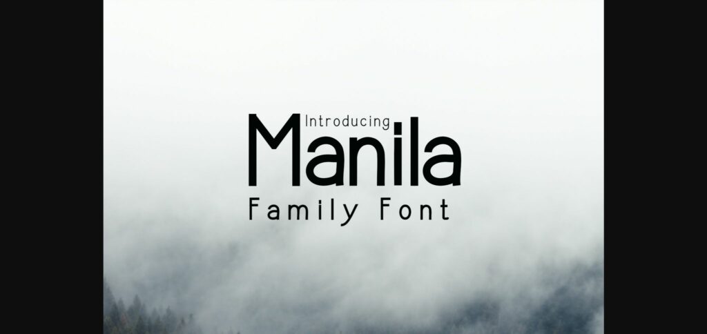 Manila Font Poster 3