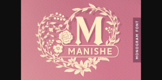 Manishe Font Poster 1