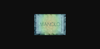 Manolo Extra Light Font Poster 1