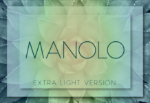 Manolo Extra Light Font