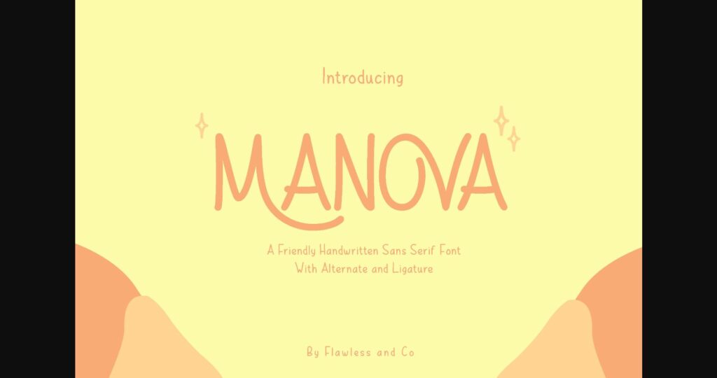 Manova Font Poster 3