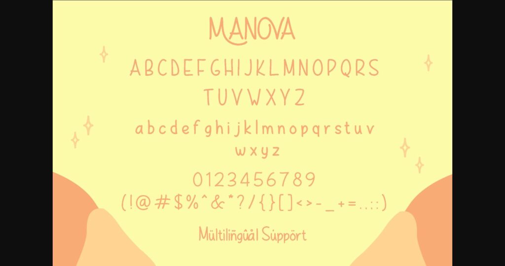 Manova Font Poster 11