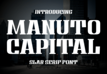 Manuto Capital Font