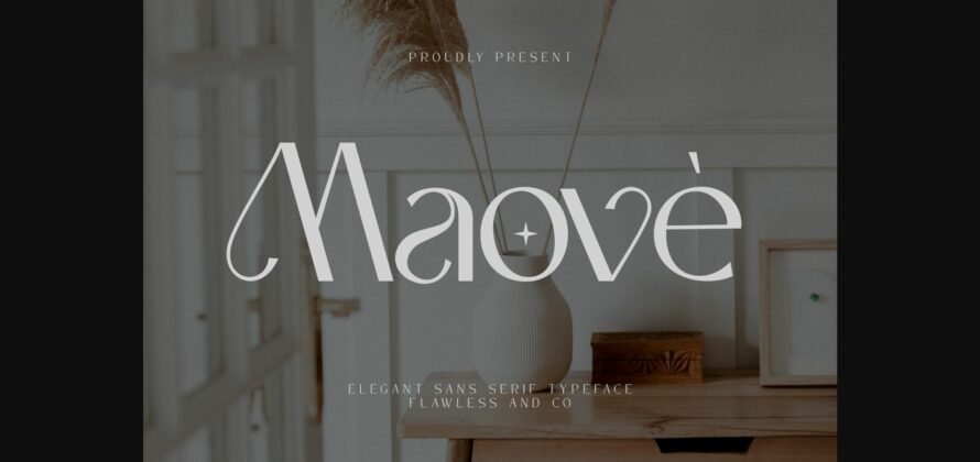Maove Font Poster 3