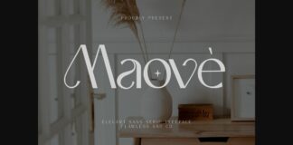 Maove Font Poster 1