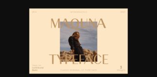 Maquna Font Poster 1