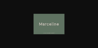 Marceline Font Poster 1