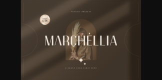 Marchellia Font Poster 1