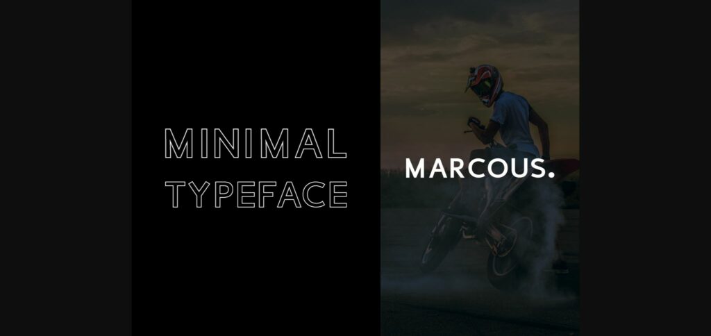 Marcous Font Poster 4